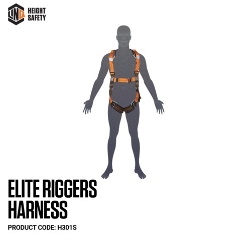 LINQ Elite Riggers Harness - Small (S) cw Harness Bag (NBHAR)