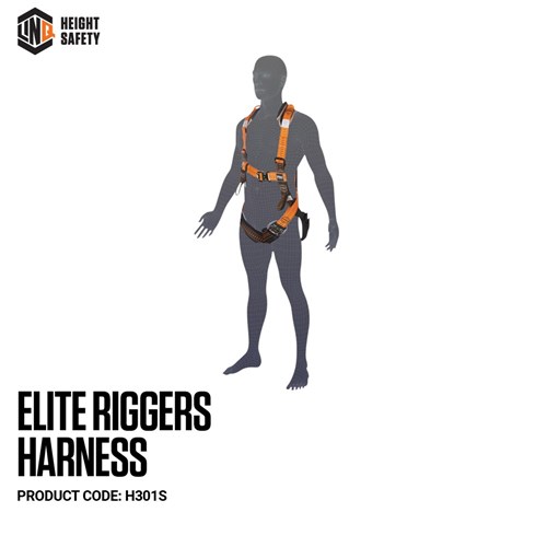Elite Riggers Harness - Small (S) cw Harness Bag (NBHAR)